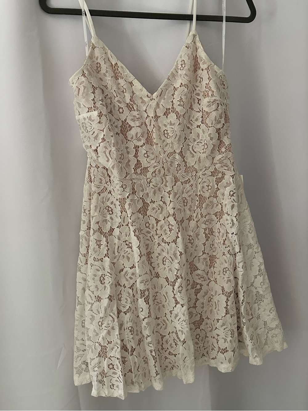 Lulus White Lace Mini Dress